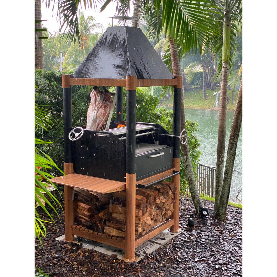 Tagwood BBQ The Beast Argentine Santa Maria Style Wood Fire & Charcoal Gaucho Grill - BBQ02SI