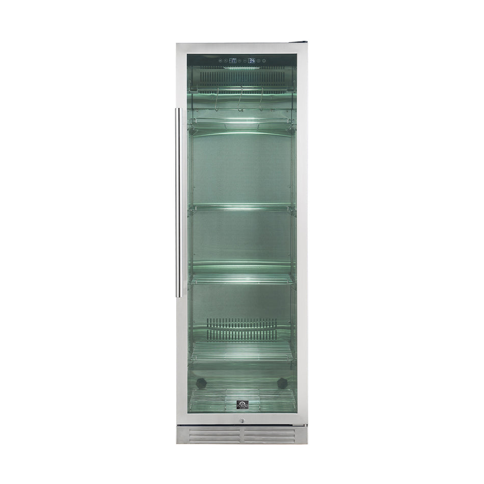 Forno Asciutto 24-Inch Dry Aging Cabinet, Stainless Steel 304, 14.66 cu.ft, UV Sterilization