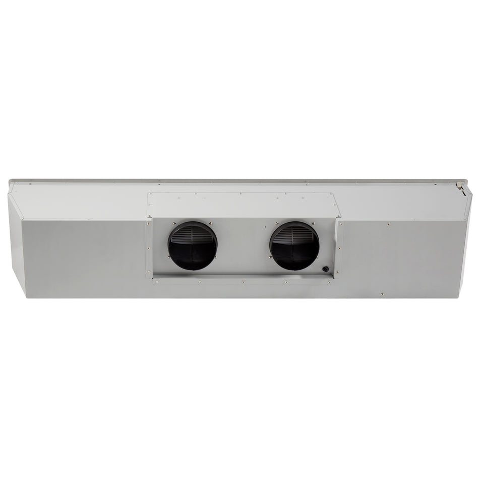Forno Frassanito 60-Inch Recessed Range Hood, Stainless Steel Baffle Filters, LED Lighting