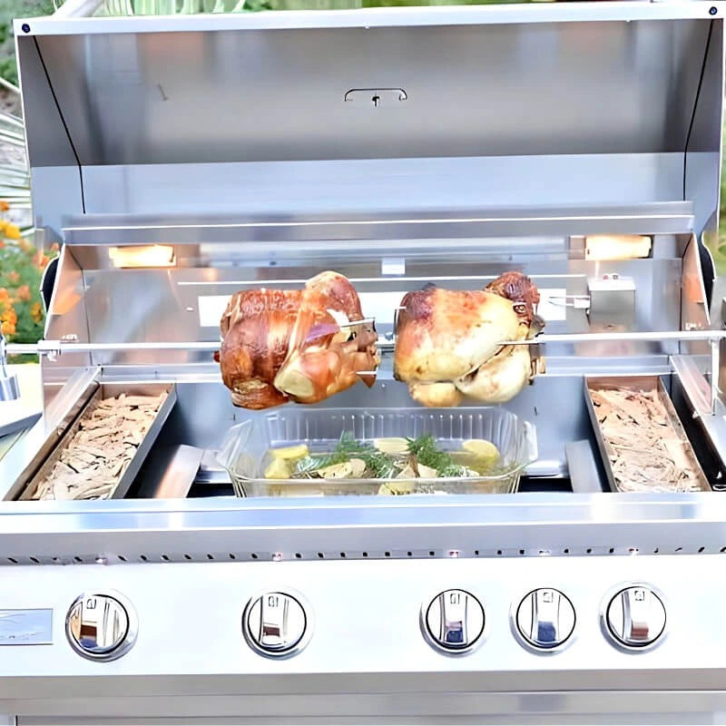 KoKoMo Grills 17 Inch Stainless Steel Smoker Chip Box Insert - KO-BAK-SMKBX