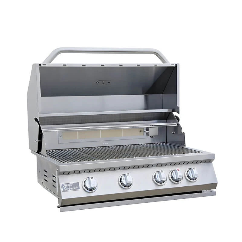 Kokomo Grills 32 Inch 4 Burner Built-In Gas Grill with Infrared Burner