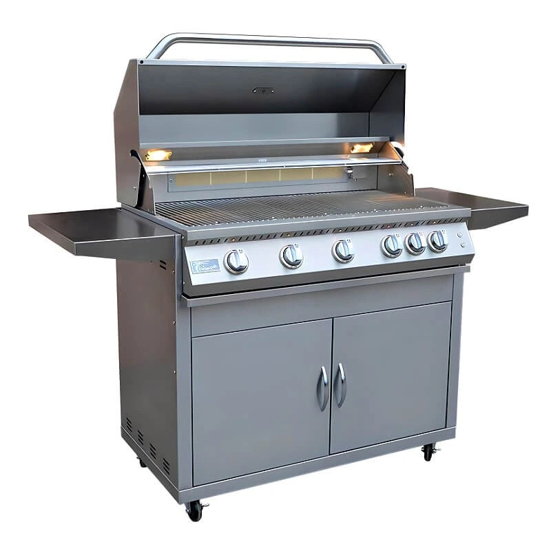 Kokomo Grills Professional 40 Inch 5 Burner Freestanding Grill