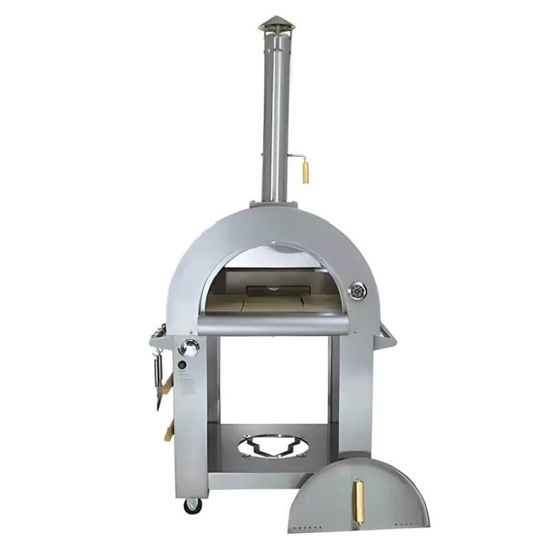 Kokomo Grills 32 Inch Dual Fuel Stainless Steel Pizza Oven