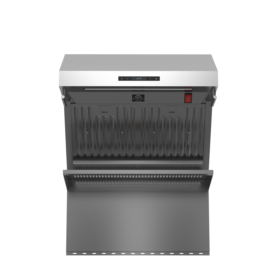 Forno Savona 30-Inch Wall Mount Range Hood, Baffle Filters, Backsplash Included