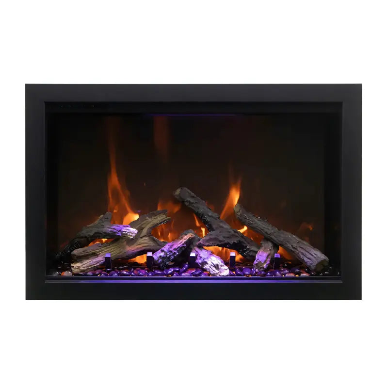 Amantii Traditional Bespoke 38" Built-In Indoor/Outdoor Smart Electric Firebox Insert