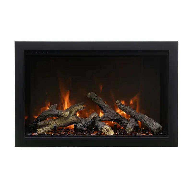 Amantii Traditional Bespoke 30" Built-In Indoor/Outdoor Smart Electric Firebox Insert